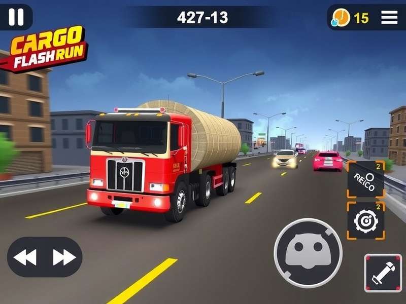 Cargo Flash Run strategy guide showing different truck customization options